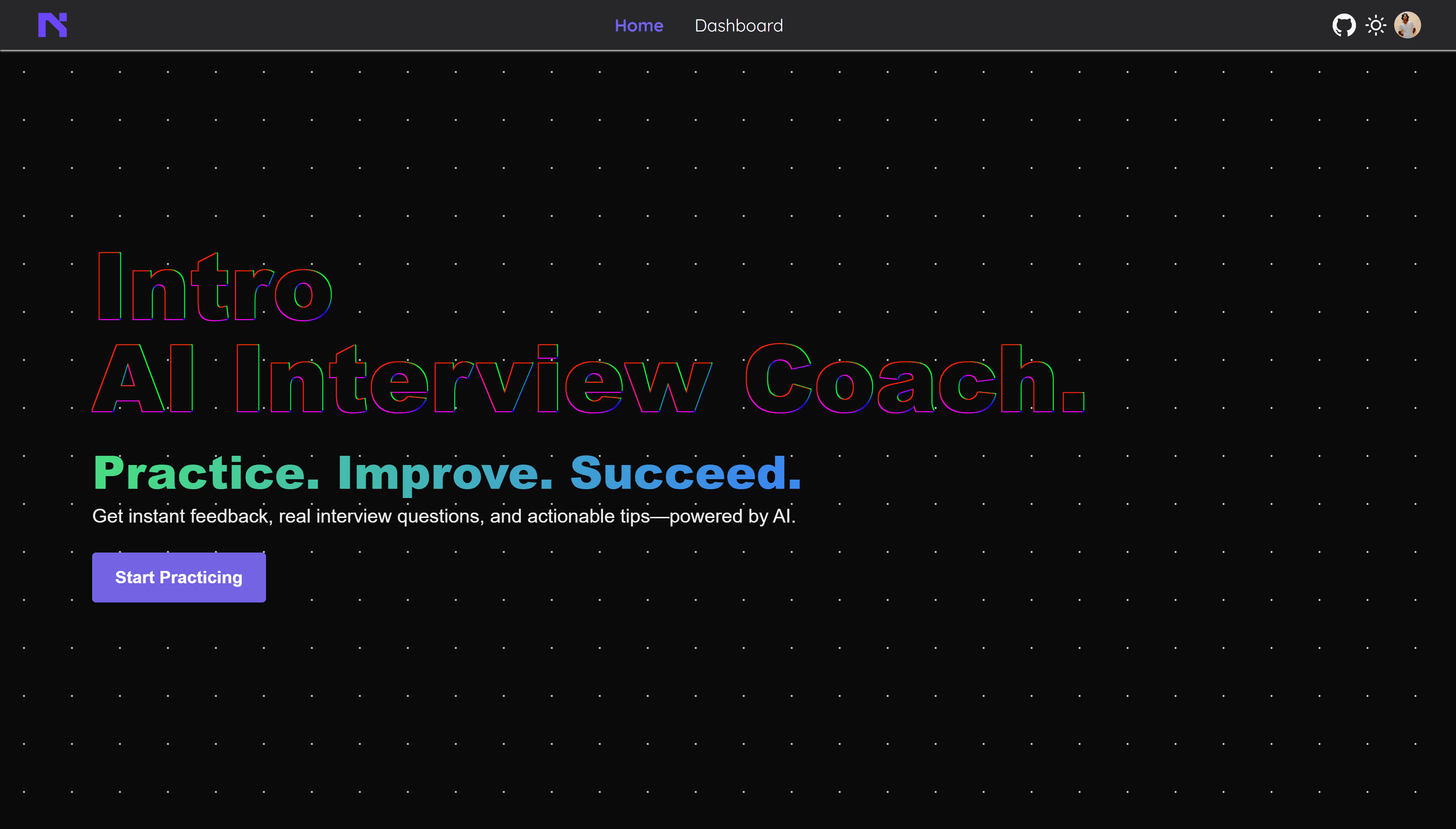 Intro project interface